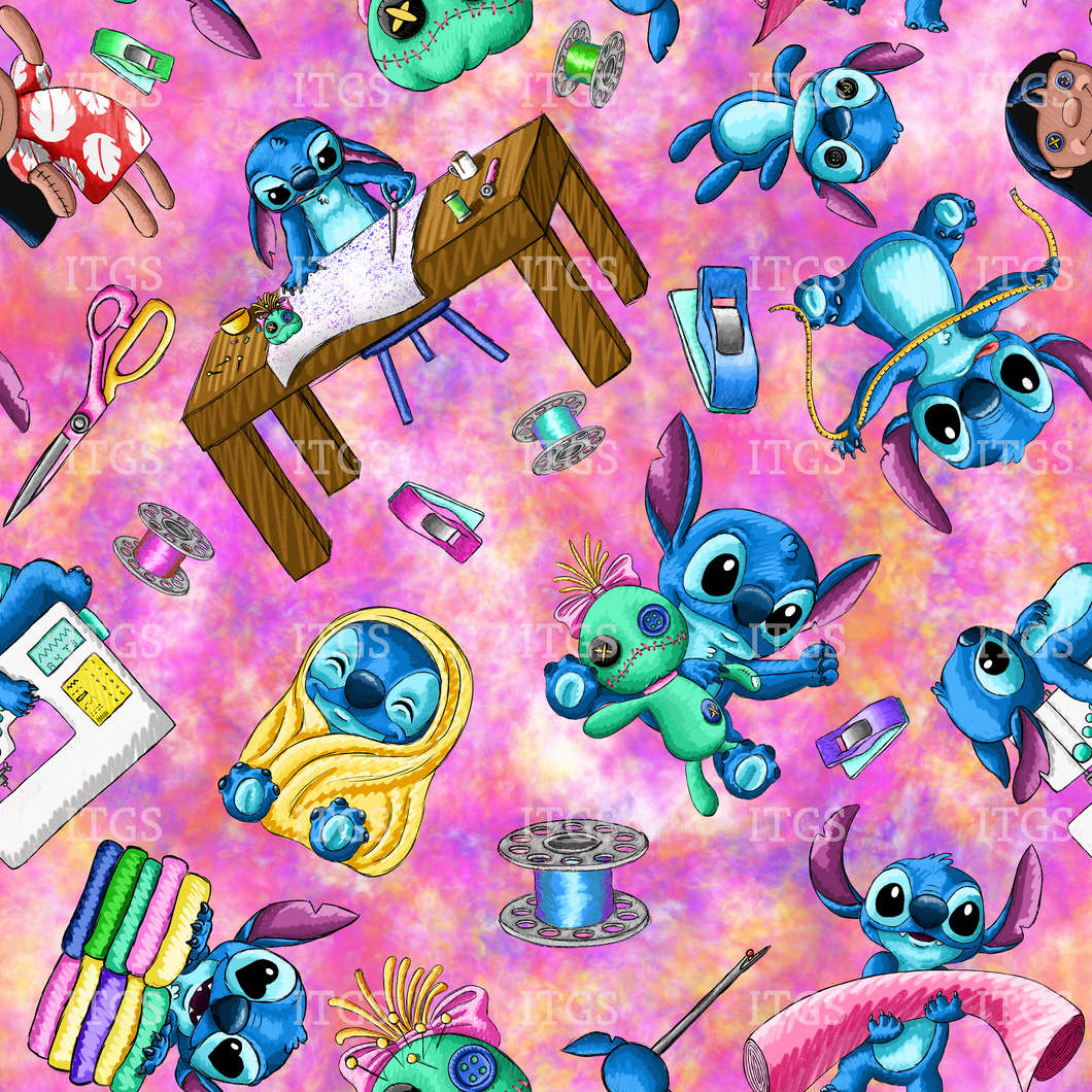 RTS - Sewing Experiment Main - Blended Pink Holograph Vinyl