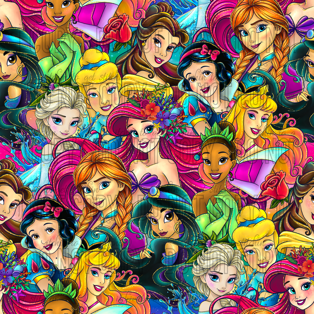 RTS - Princess Portraits Main 1 Vinyl