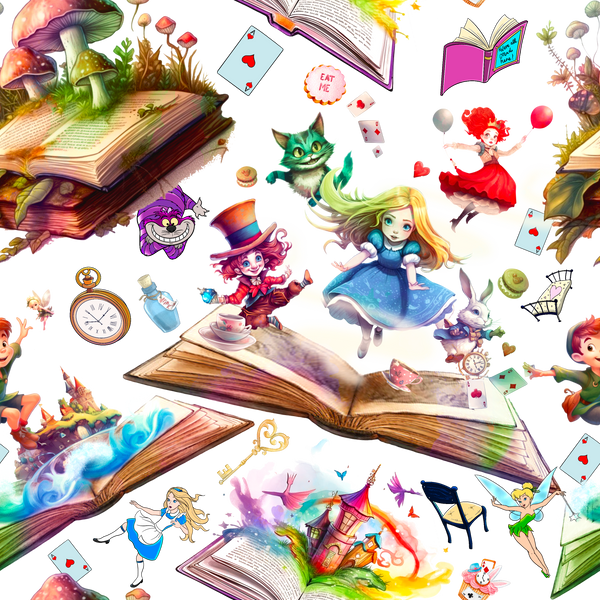 Clear Vinyl Design  -  Magical Pages