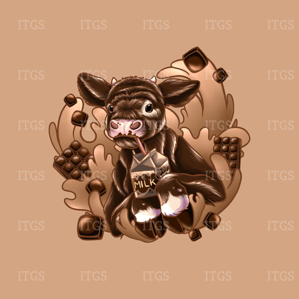 Moo Milk Panel - Chocolate