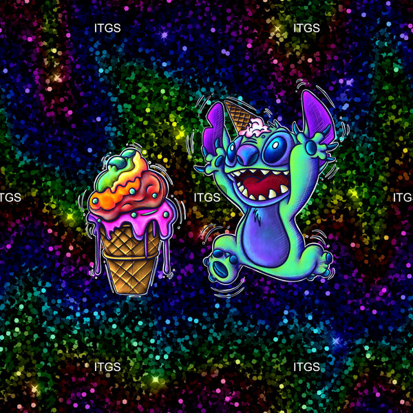 Neon Ice Cream Experiment Panel 2