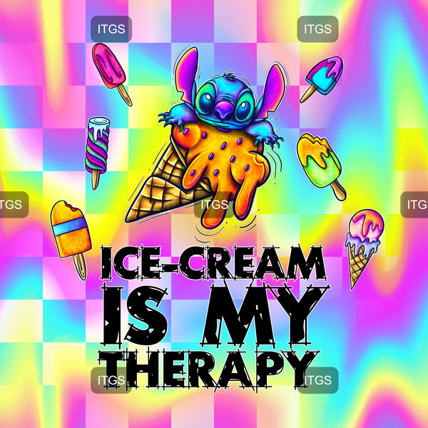 Neon Ice Cream Experiment Panel 4