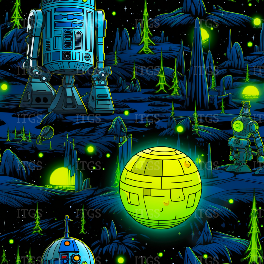 RTS - Neon Wars - Space Robot Vinyl