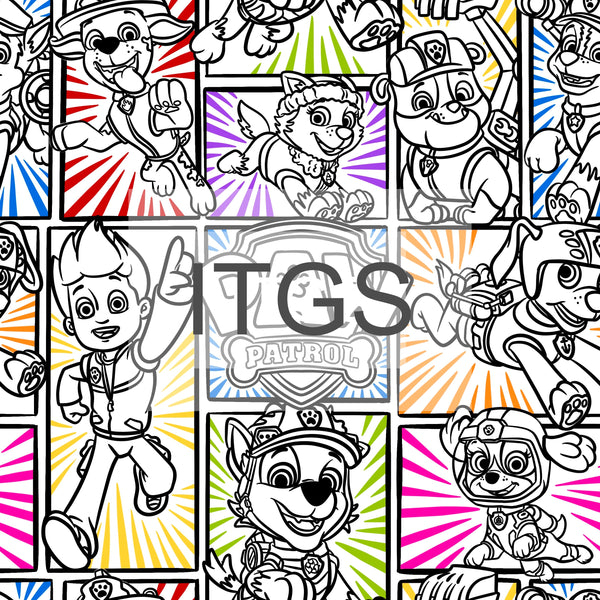 Pup Pals Sketched