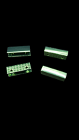 RTS Hardware - Set of 4 - 1" Strap End Caps  - Green