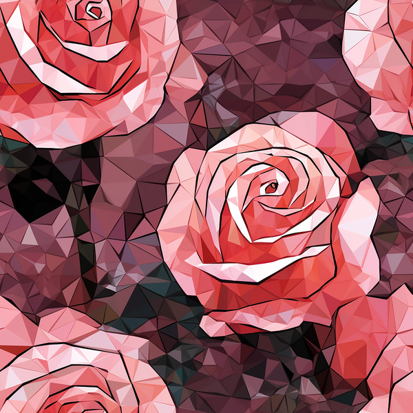 Mosaic Roses 14
