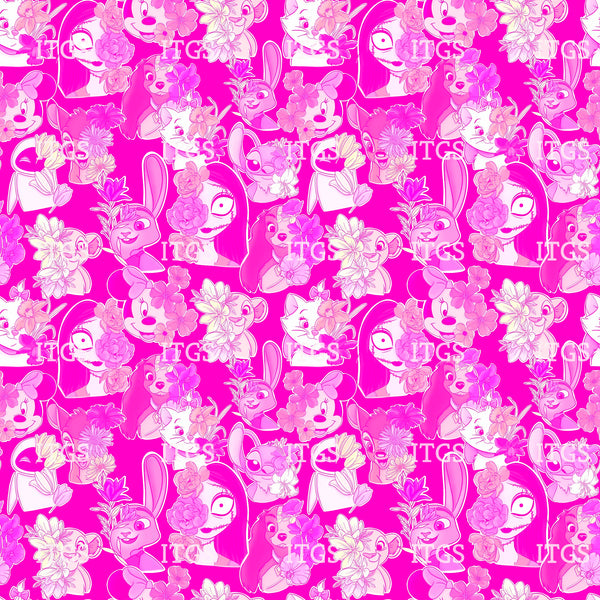 Peek a Boo Garden Coordinate - Pink - Exclusive