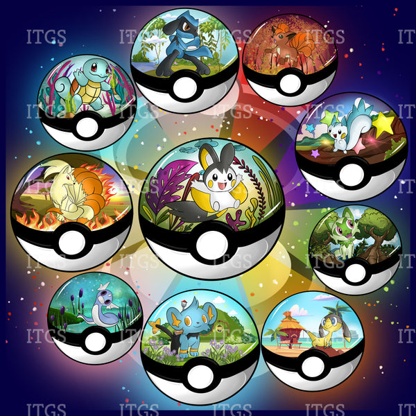 Poke Ball Heaven Panel 1A