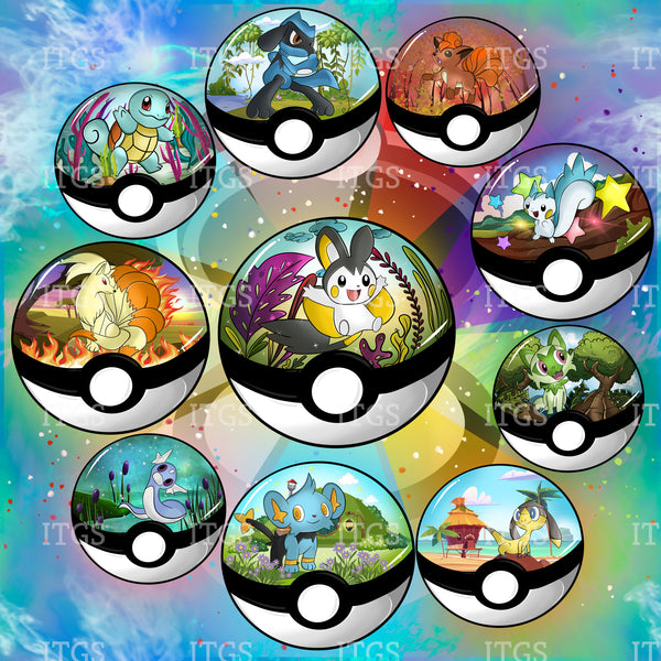 Poke Ball Heaven Panel 1B