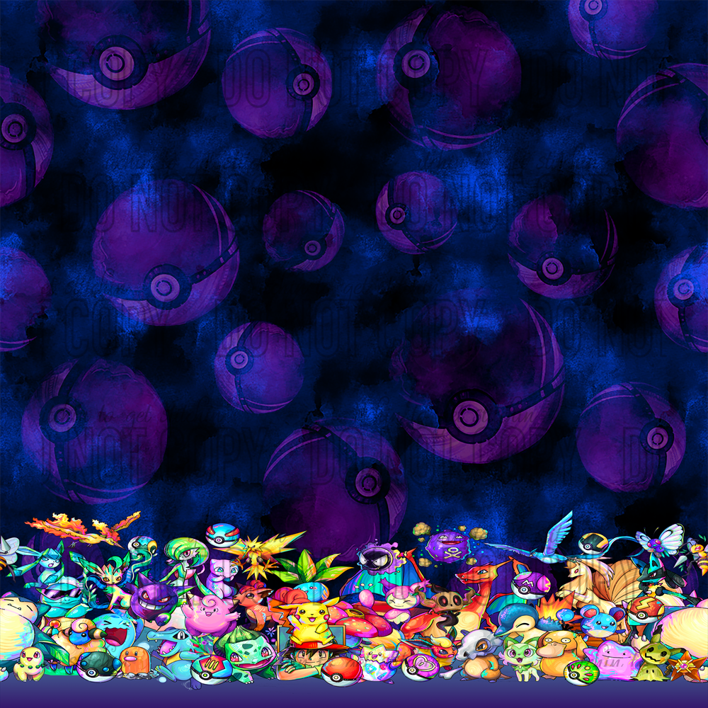 RTS - Poke Pizazz Main Border 2 Vinyl