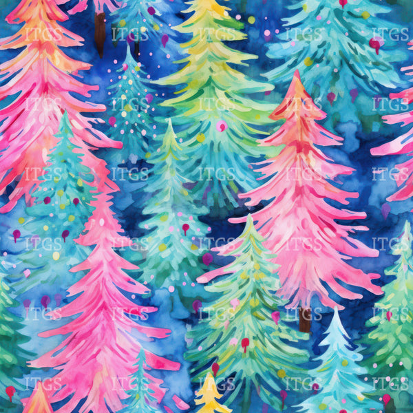 RTS -  Watercolor Christmas Vinyl