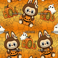 RTS - Pumpkin Boo Cotton Lycra