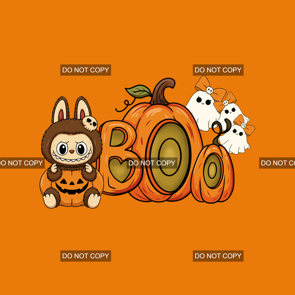 Pumpkin Boo Panel 1