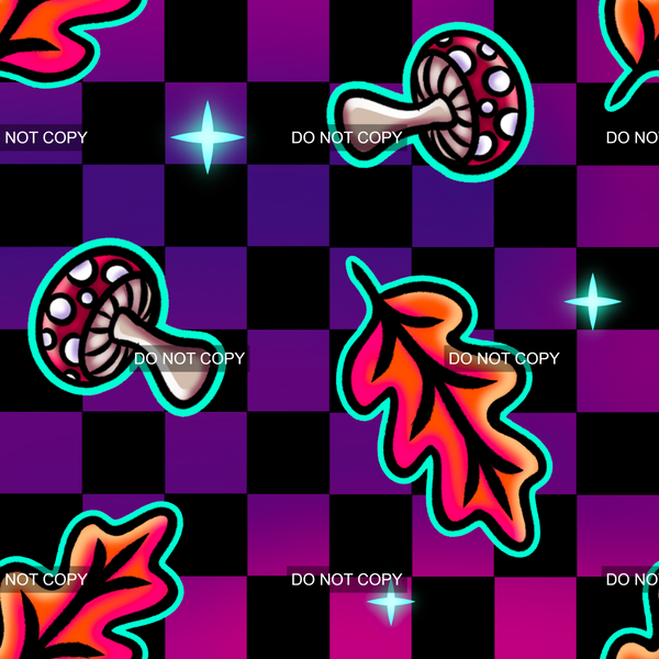 Pumpkin Rider Coordinate - Checkered