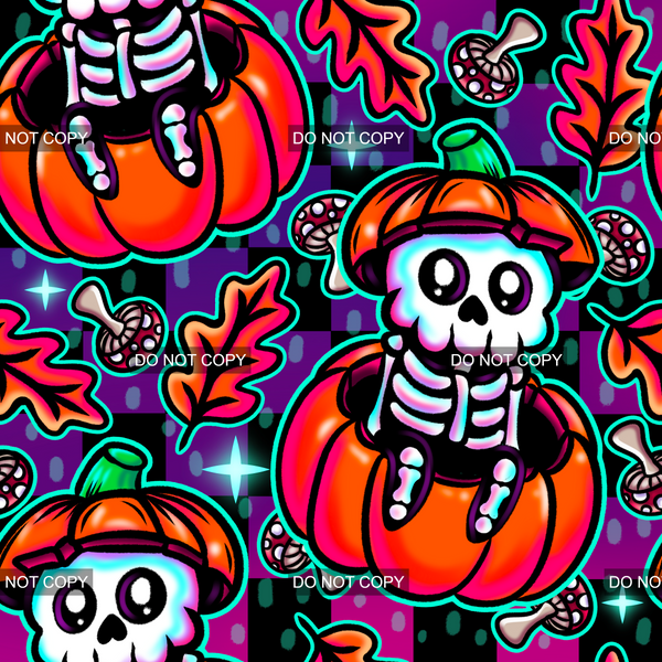 Pumpkin Rider - Checkered