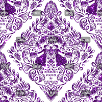 Magical Mary Damask - Purple 2 - Exclusive