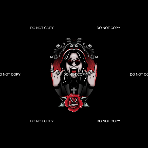 Rock On Panel - Black 1