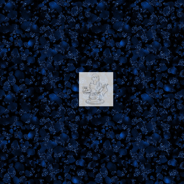 RTS - Deep Blue Sapphire Glitter Vinyl