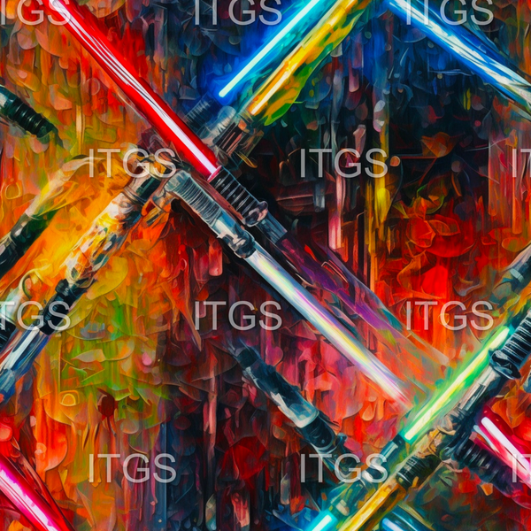 Watercolor Wars -  Sabers