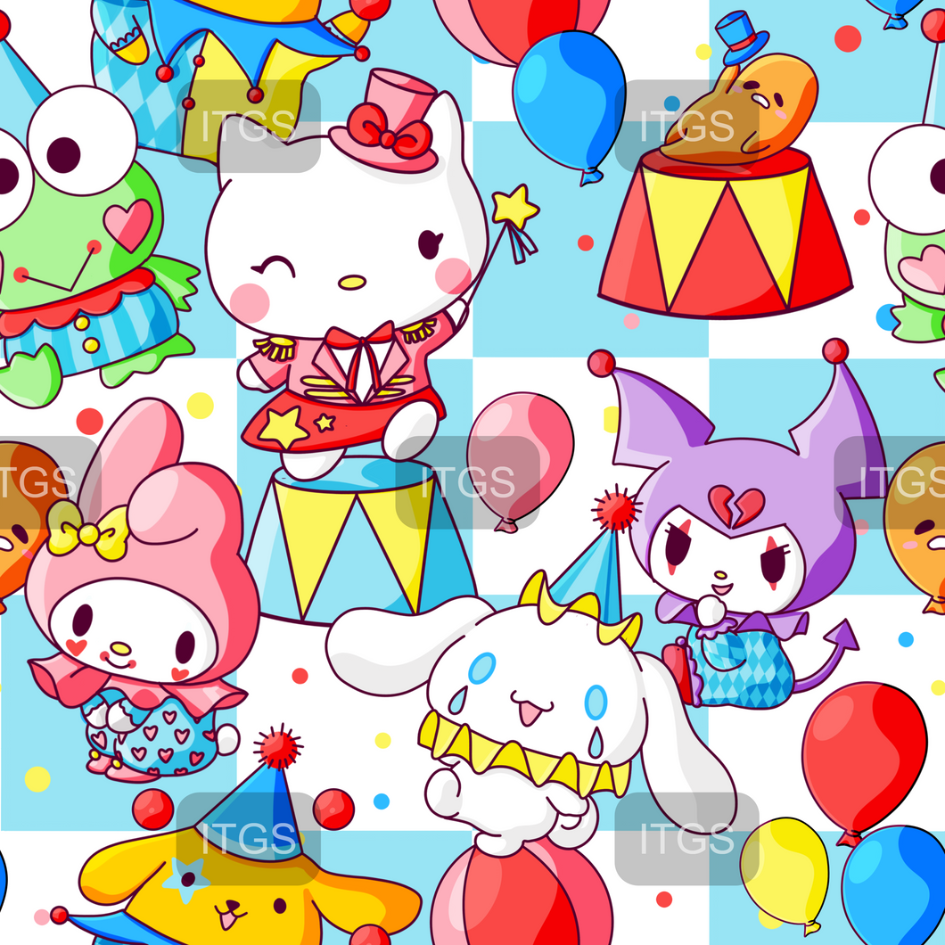 RTS - Kitty and Friends Circus Vinyl