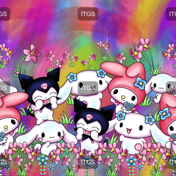 Easter Friends Border - Multi