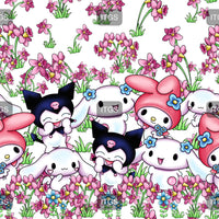 Easter Friends Border - Floral