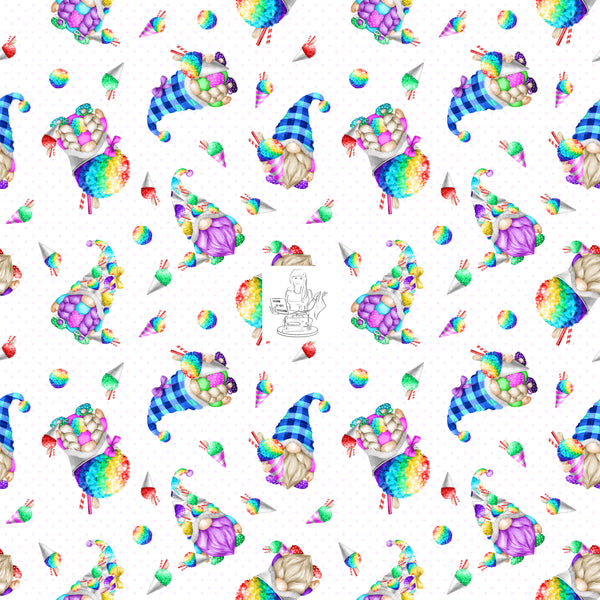 Silly Snow Cones - White