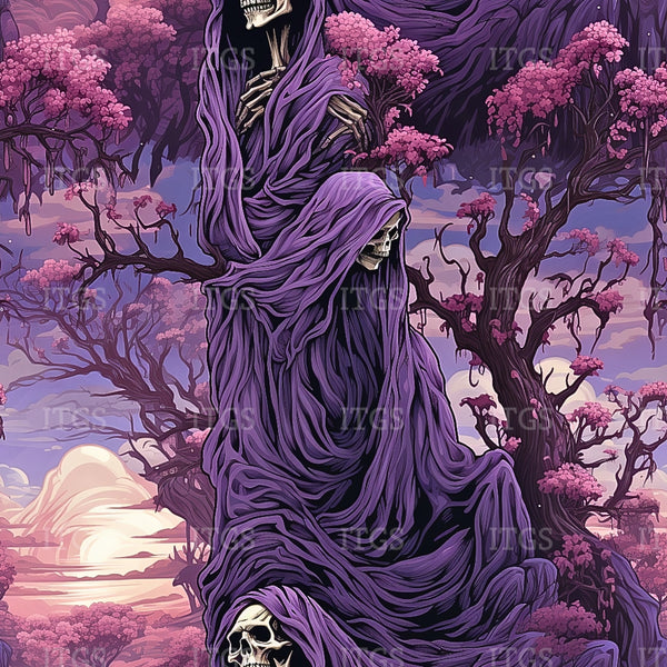 RTS - Lavender Horror - Contemplation Cotton Canvas