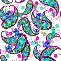 Clear Vinyl Design  -  Paisley Experiment