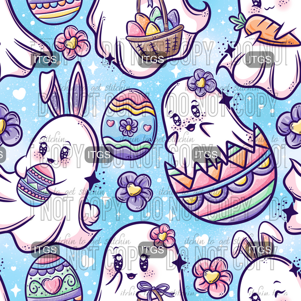 Easter Boo - Blue