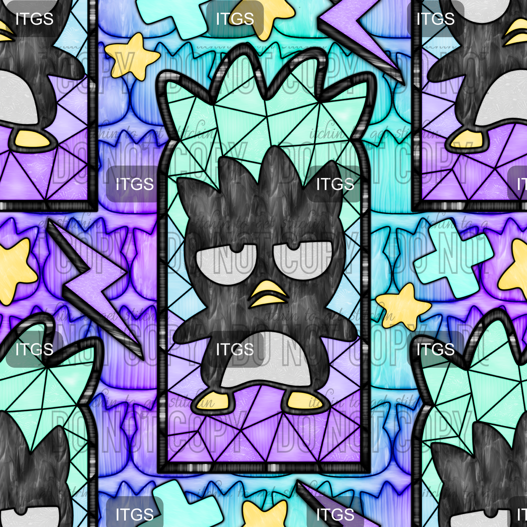 RTS - Stained Fandom Friends - 3 Waterproof Canvas