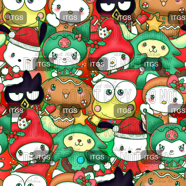 Hello Christmas Stacked