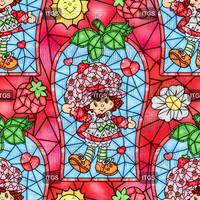Stained Strawberry Girl