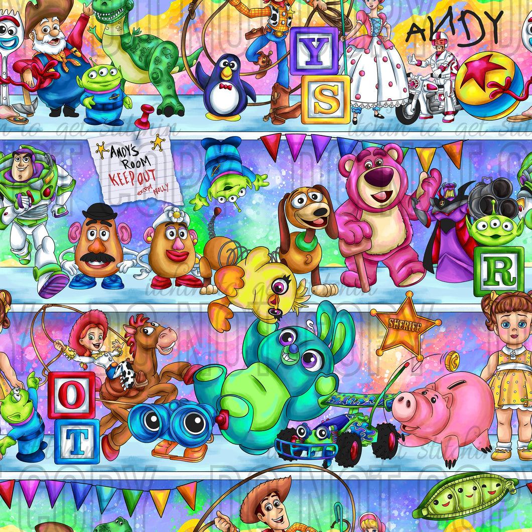 RTS - Toy Box Main 4 Cotton Lycra