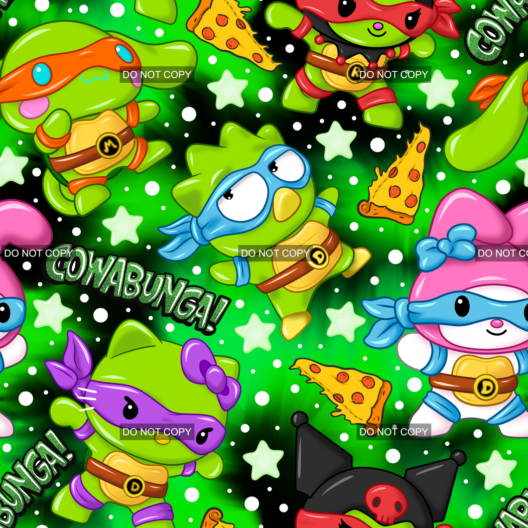 RTS - Turtle Kitty and Friends - Bright Vinyl