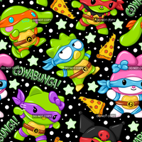 Turtle Kitty and Friends - Dark