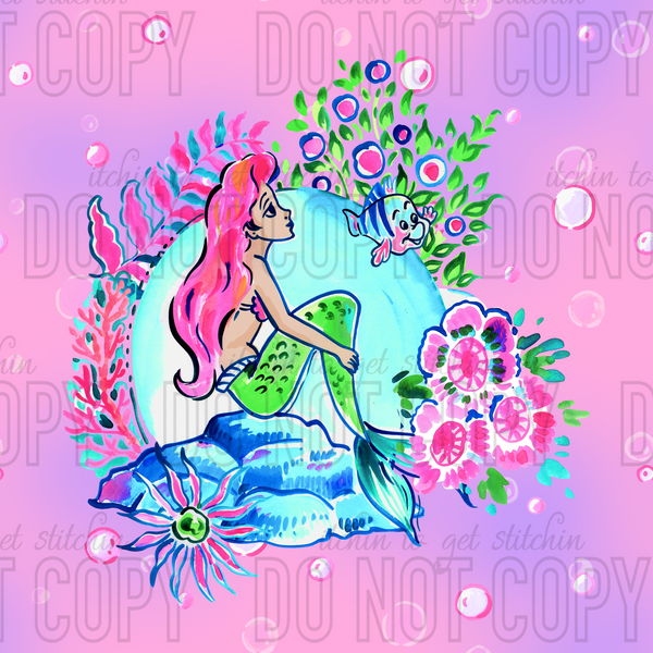 Underwater Dreams Panel 2 - Pink