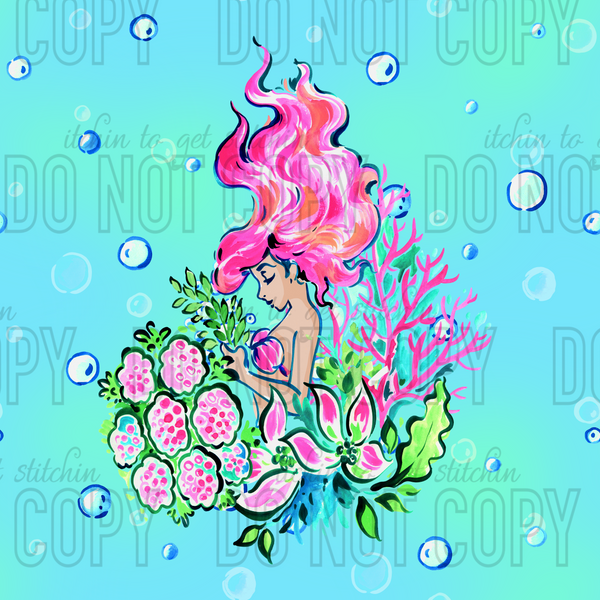 Underwater Dreams Panel 1 - Ocean Blue