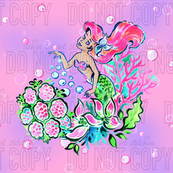 Underwater Dreams Panel 3 - Pink