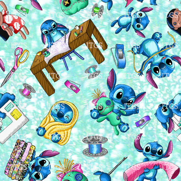 Sewing Experiment Main - Aqua