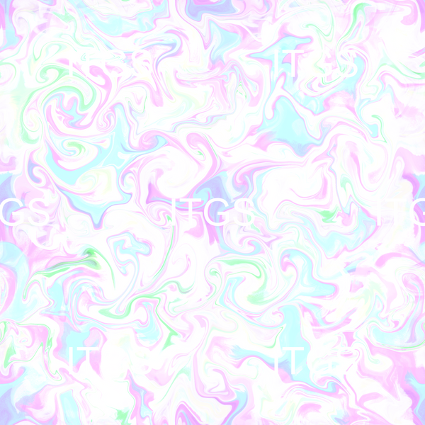 Kitty Love Coordinate - Swirls Light