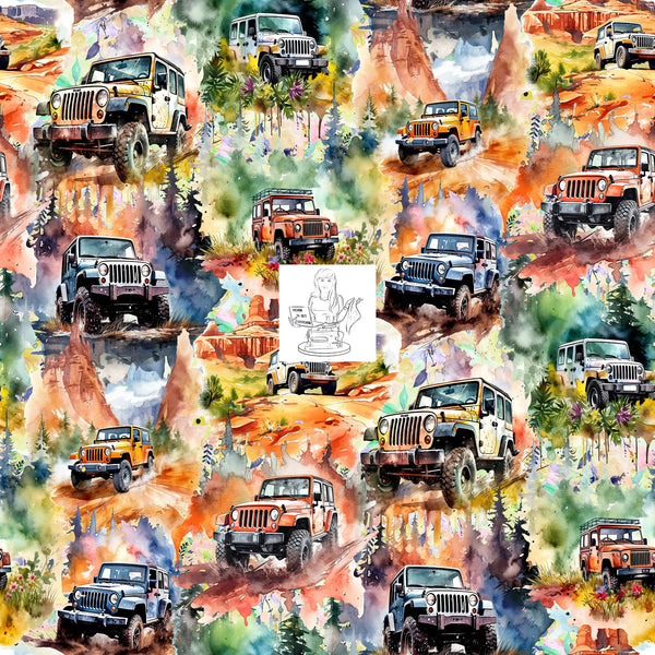 RTS - Jeep Country 2 Cotton Canvas