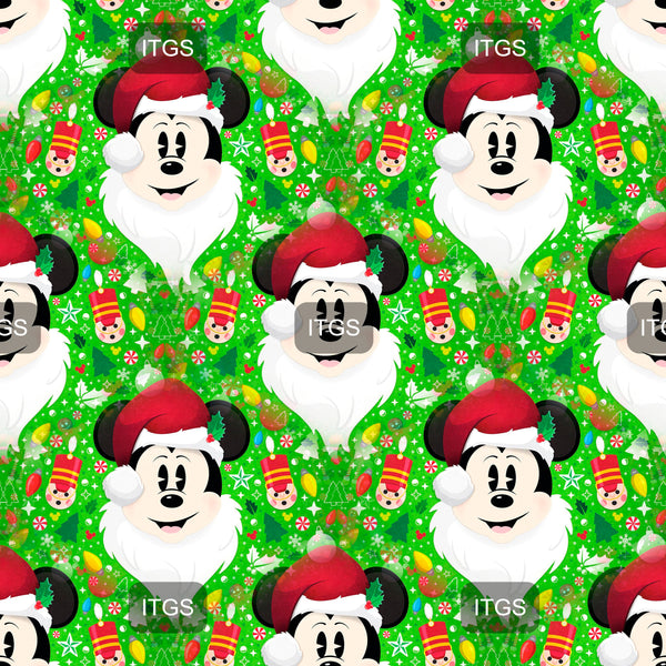 Mirror Image - Santa Mouse