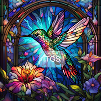 RTS - Stained Enigma Panel -  Hummingbird - Options