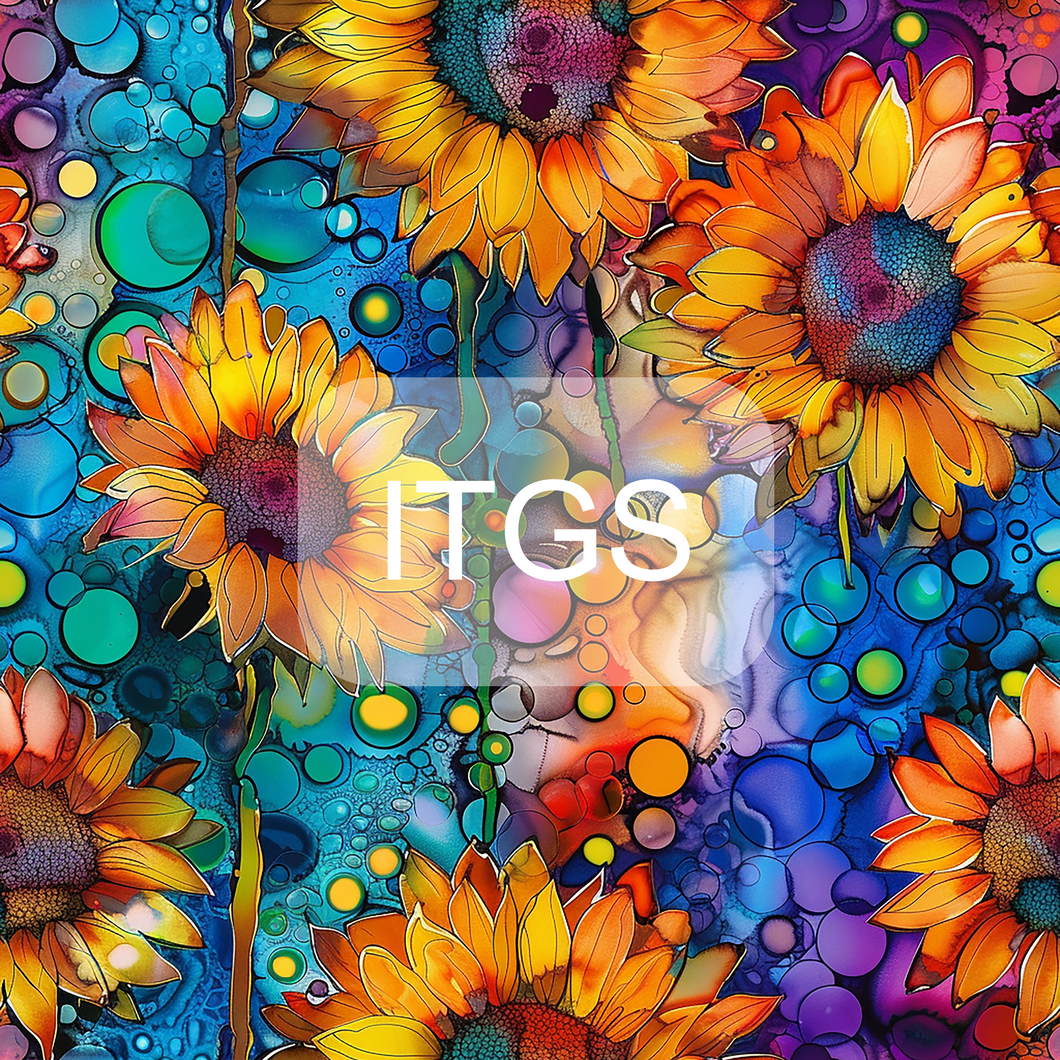 RTS - Inked Sunflowers Vinyl