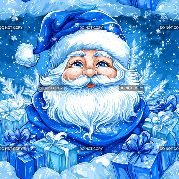 Blue Santa