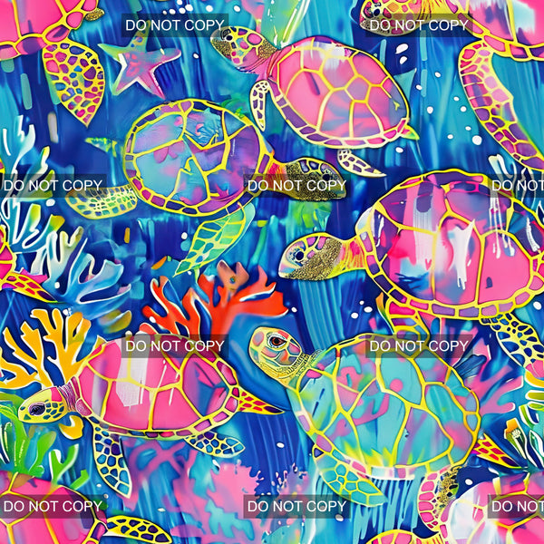 RTS - Under The Colorful Sea Waterproof Canvas