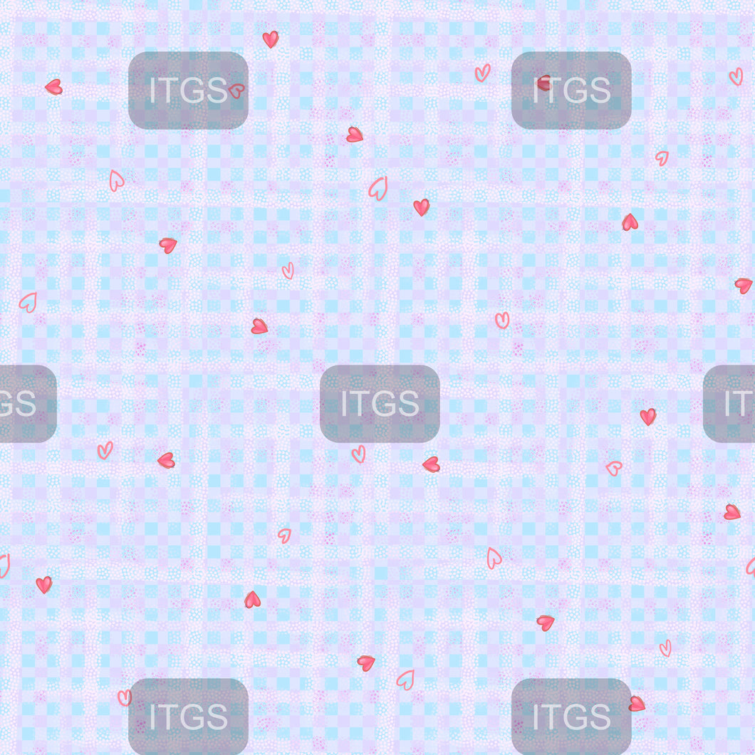 RTS - Valentine Gang Coordinate 3 - Plaid Vinyl