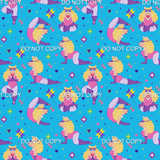 Piggy Poses  - Blue