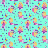 Piggy Poses  - Mint